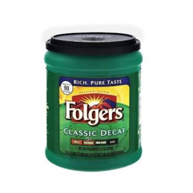 Folgers Classic Decaf Ground Coffee Shopee Philippines