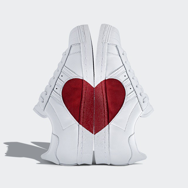 adidas half heart