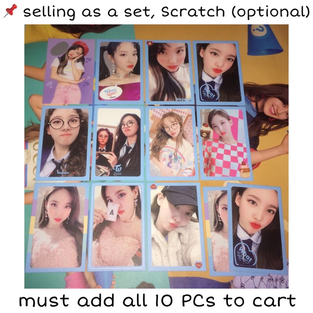 Twice Nayeon What Is Love Album Photocards Poster Photobook Shopee Philippines