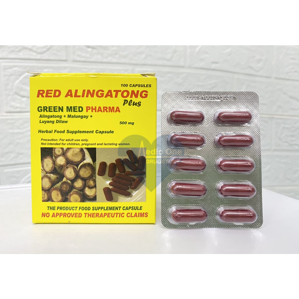 Red Alingatong Plus Herbal Capsule (Alingatong + Malunggay + Luyang ...