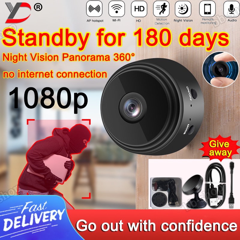 1080p HD) mini camera wifi cctv wifi cctv camera night vision HD mini