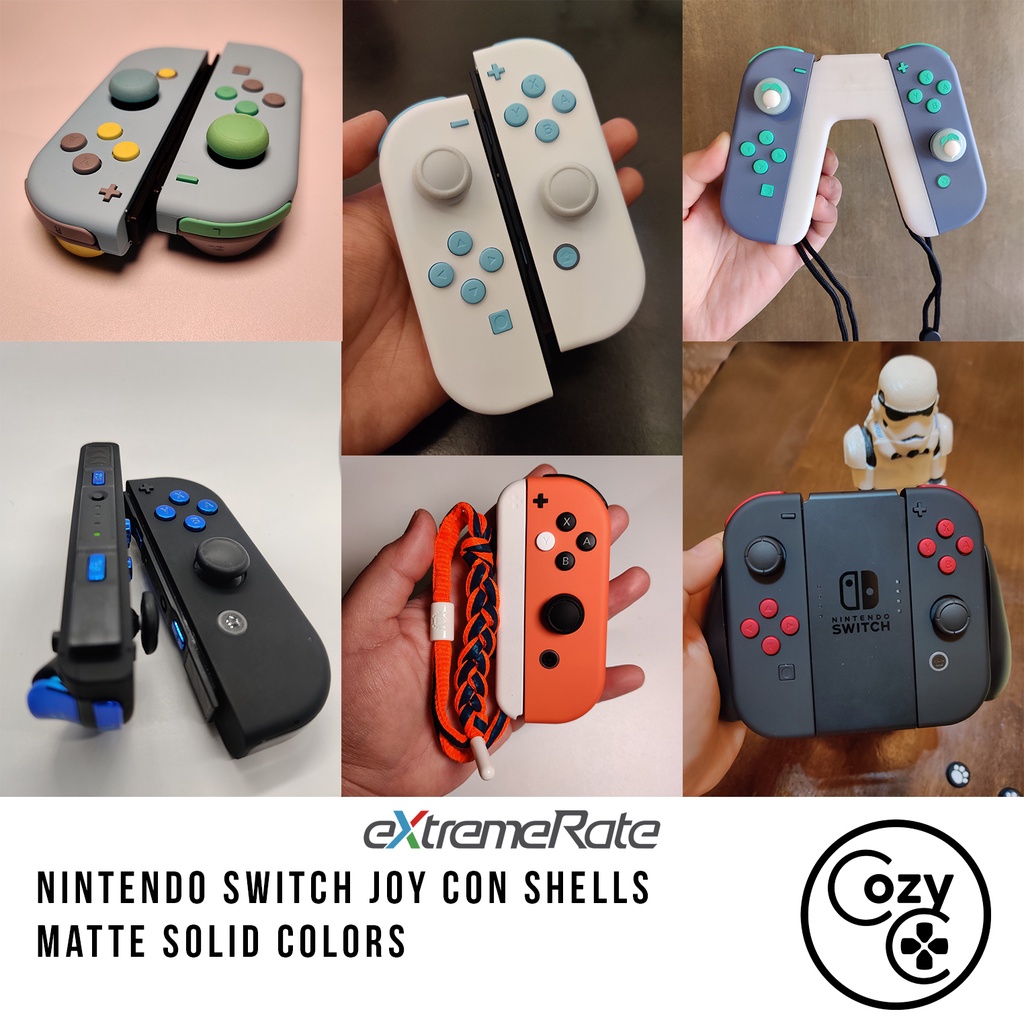 Nintendo Switch Joy Con Shells Soft Touch Solid Colors by eXtremeRate