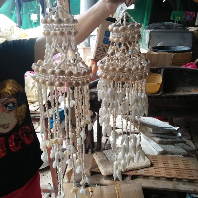 Shell chandelier made in cebu small Shopee Philippines