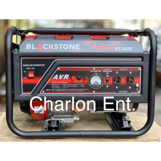 BS3800 / BS3800D BLACKSTONE GASOLINE GENERATOR SET 4 STROKE MANUAL