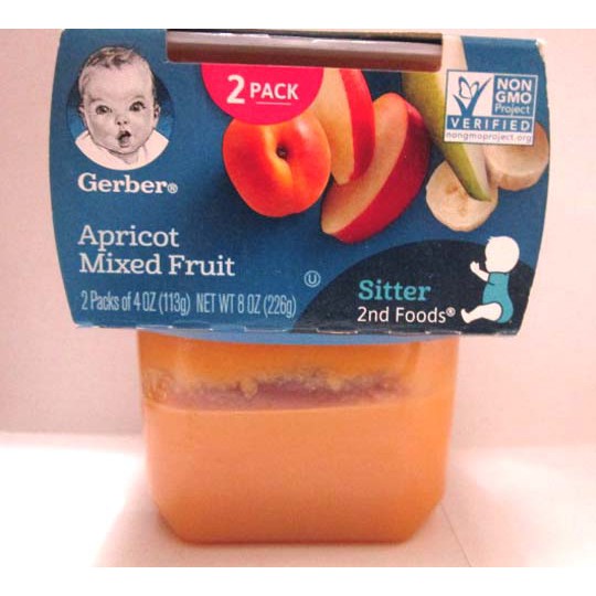 gerber apricot mixed fruit