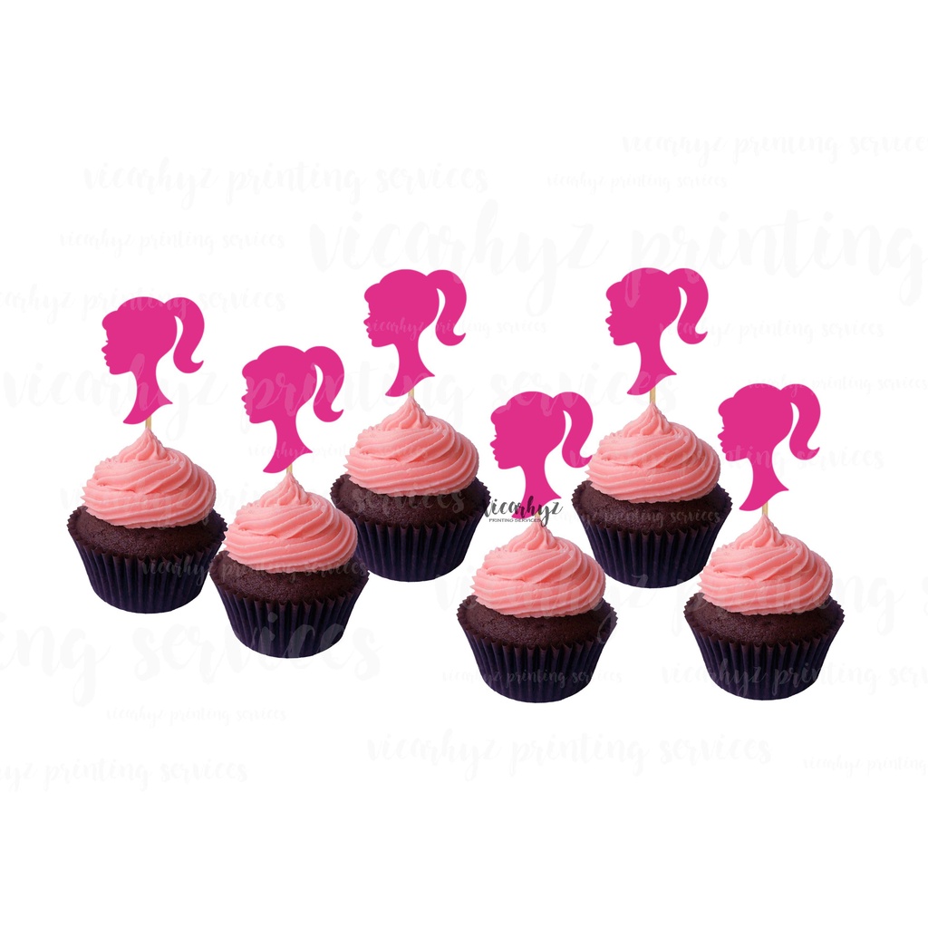 12-pcs-barbie-theme-cupcake-toppers-for-diy-party-shopee-philippines