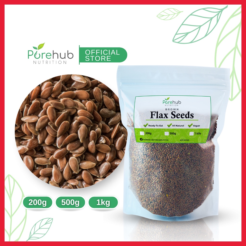 Purehub Brown Flaxseeds (Whole) Shopee Philippines