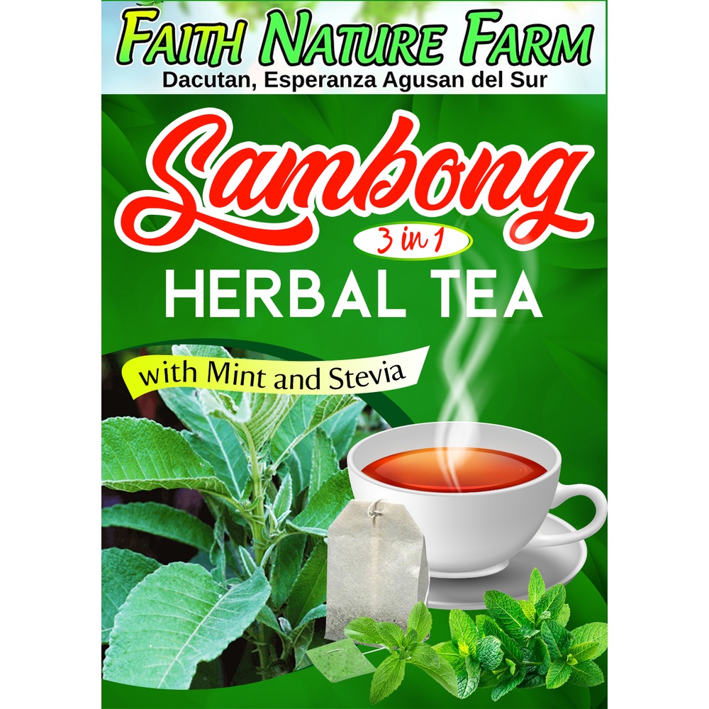 Sambong Herbal Tea / Gabon (10 tea Bags ) Shopee Philippines