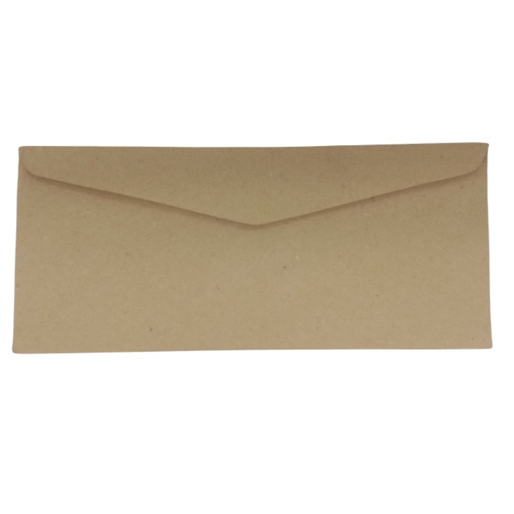 Kraft Brown Letter Envelope Long | Shopee Philippines