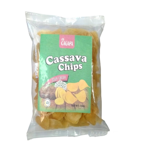 CAGAPA Cassava Chips(SOUR CREAM flavor) 120 grams Shopee Philippines