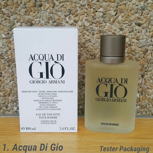 Acqua Di Gio 100ml 1. Tester Packaging 