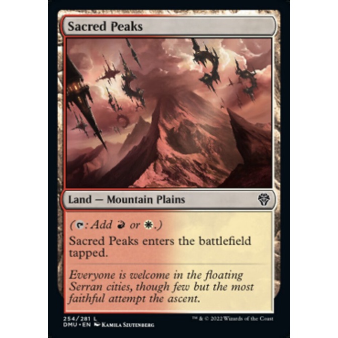 Magic The Gathering Card DMU ( Dominaria United ) Dual Lands Shopee