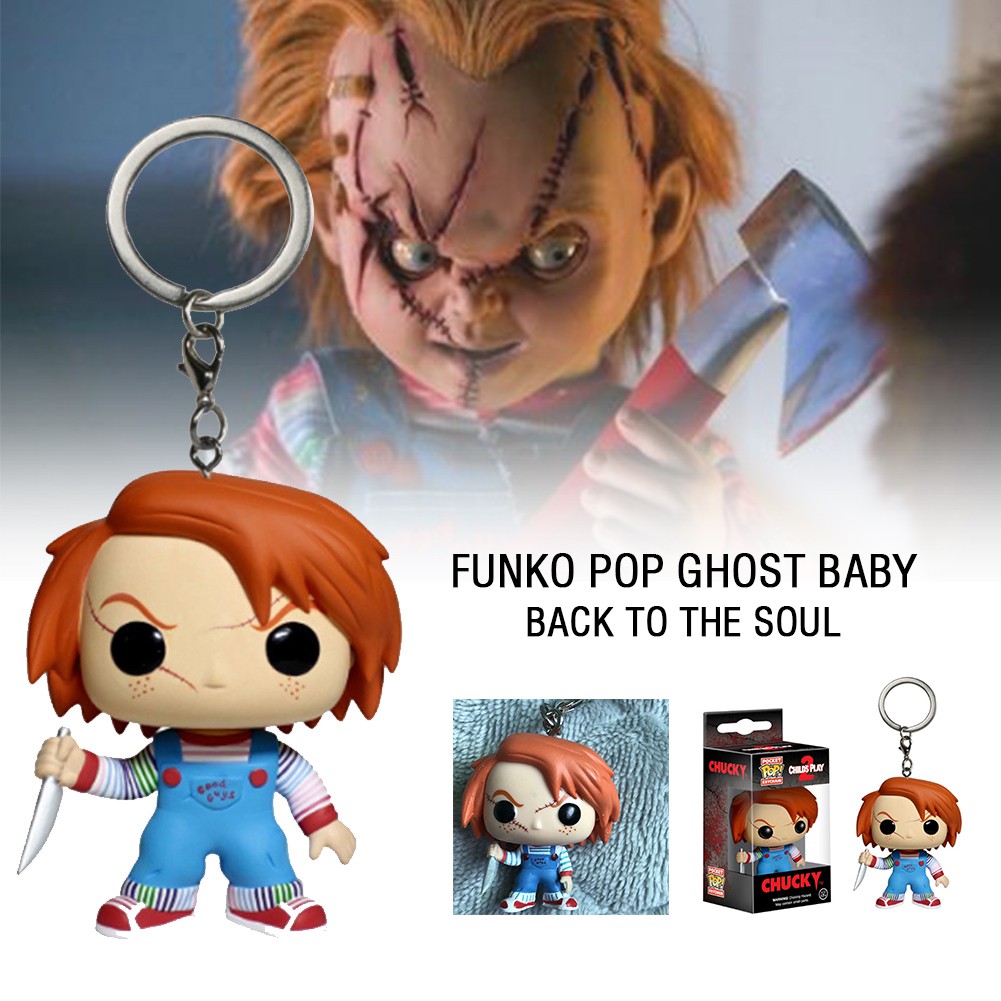 For Funko Pocket Pop Child S Play Chucky Keychain Vinyl Figure Dolls Pendant Garage Kits Shopee Philippines - chucky roblox avatar