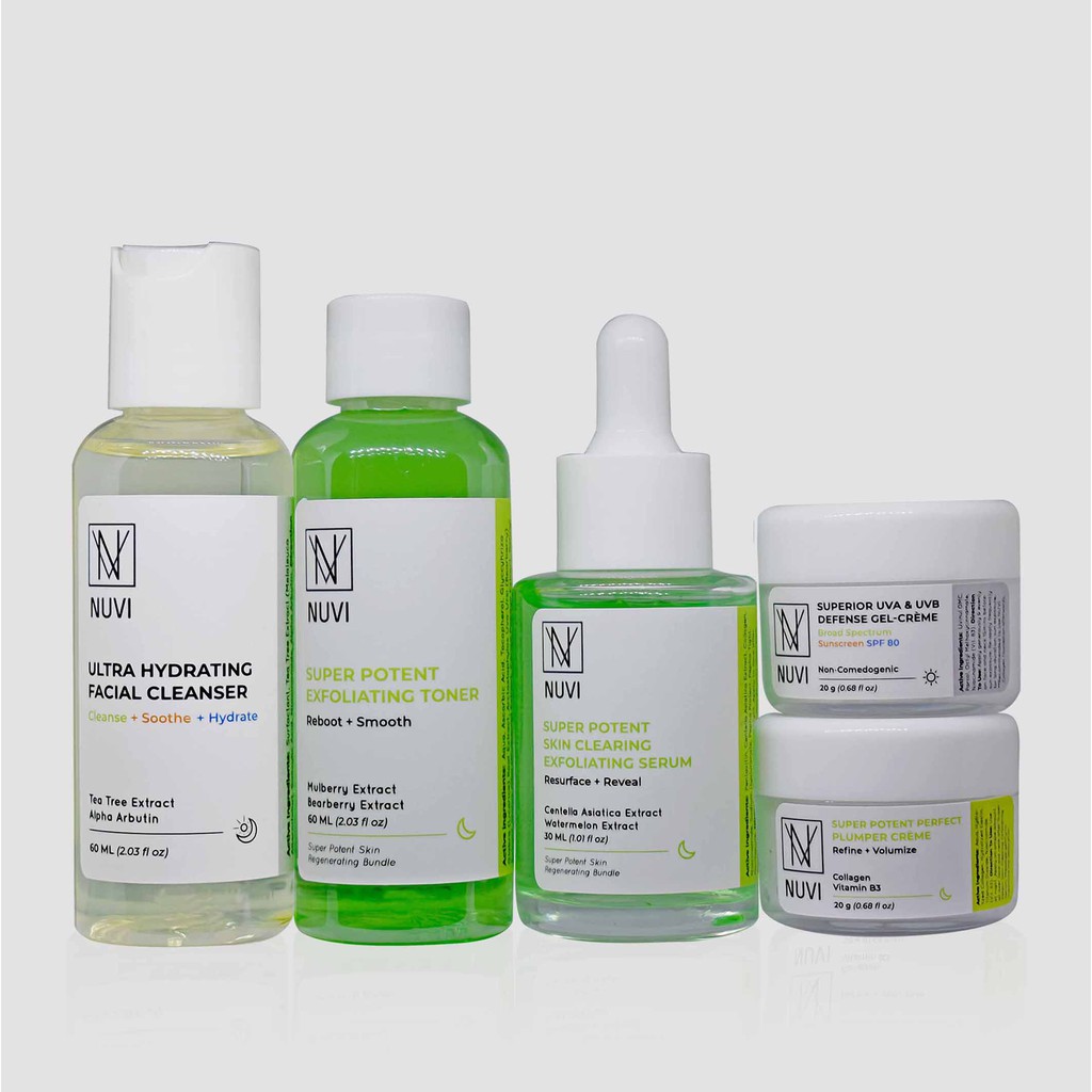 NUVI Super Potent Skin Regenerating Bundle | Shopee Philippines