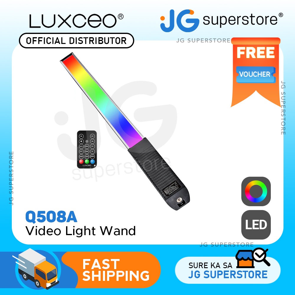 Luxceo Q508A RGB LED Rechargeable Light Wand for Outdoor, Indoor ...