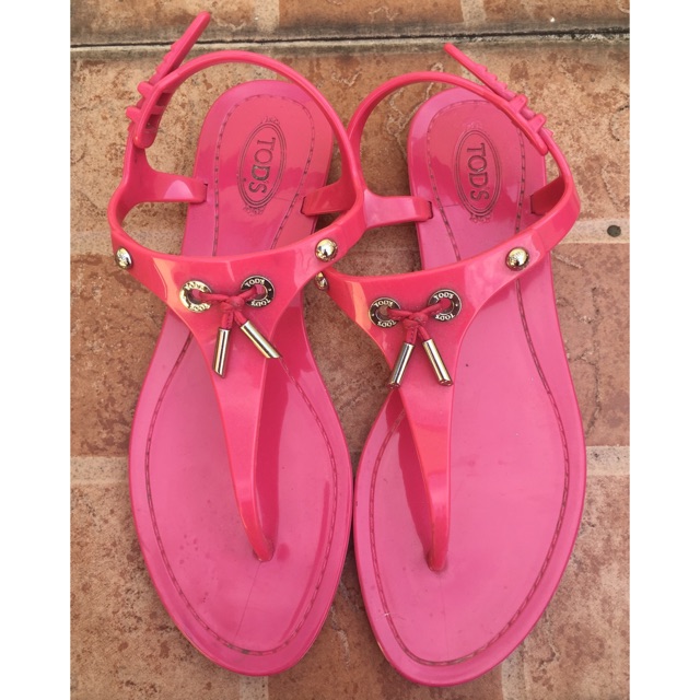 tods jelly sandals