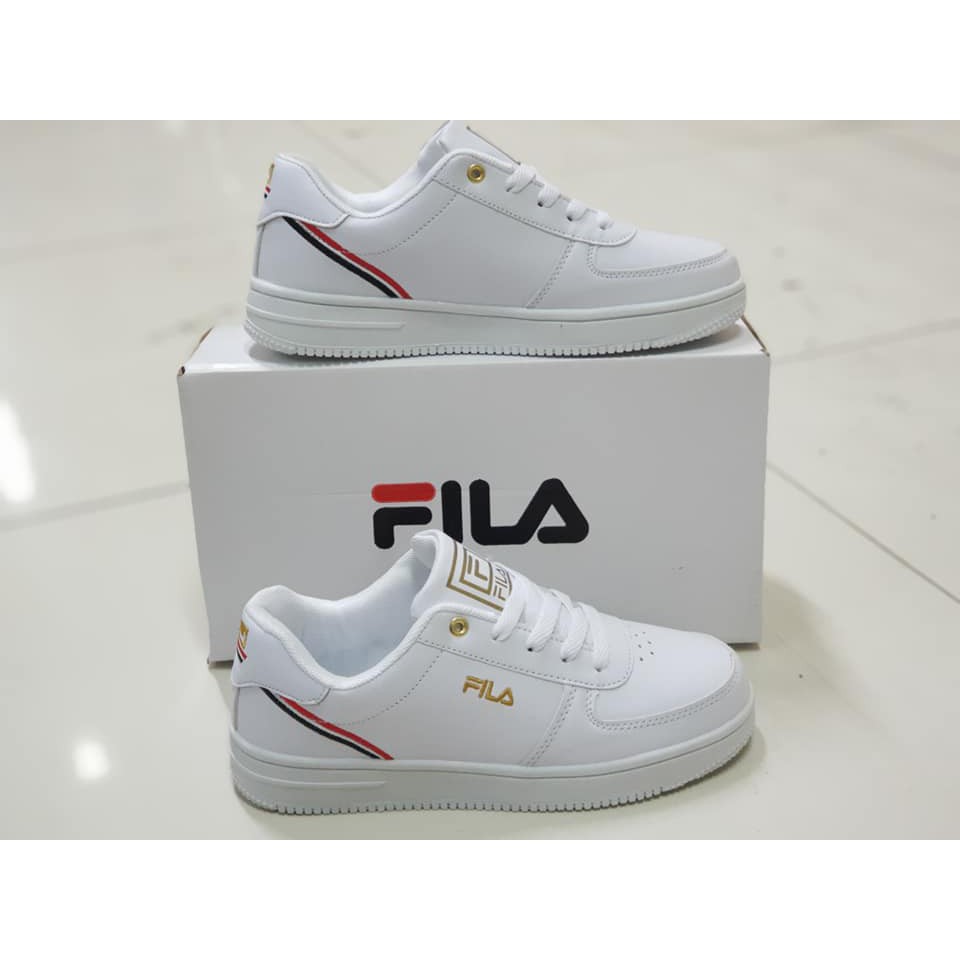 fila white and gold