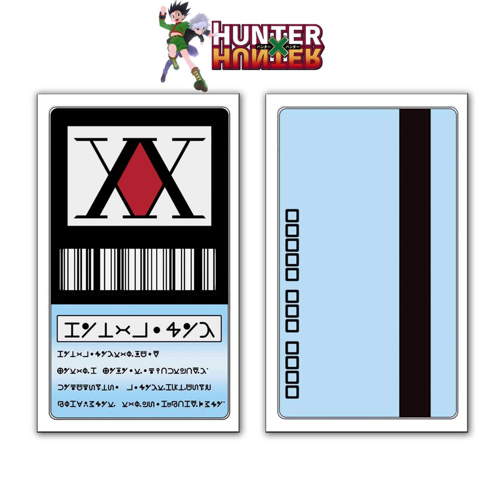 Hunter X Hunter License Card - PVC - Anime Collectible | BeeCost