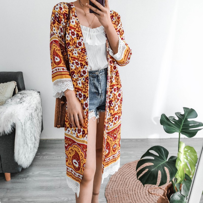 cotton longline cardigan