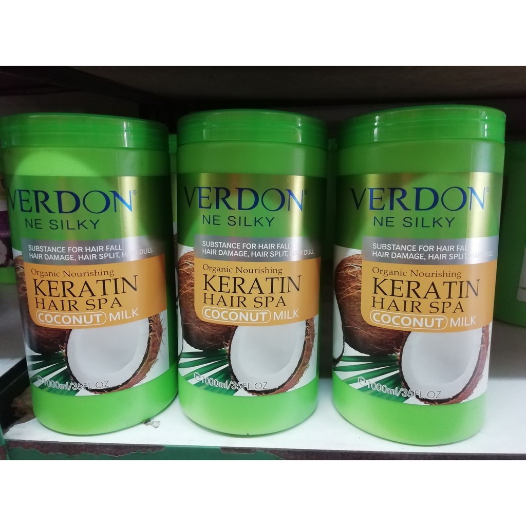 VERDON KERATIN HAIR SPA Coconut Milk | Shopee Philippines