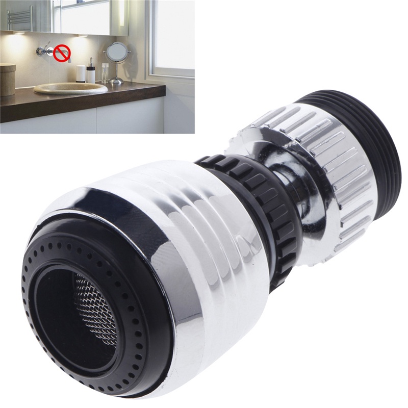 360 Degree Water Bubbler Swivel Head Saving Tap Faucet Aerator Connector Diffuser Nozzle Filter Me