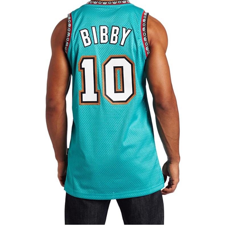 Retro Mike Bibby #10 Vancouver Grizzlies Basketball Jersey Stitched Green 
