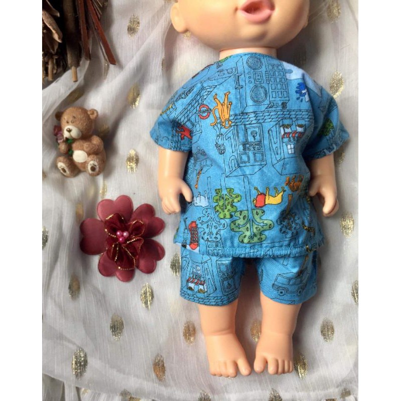 Baby Alive Clothes Baby Alive Boy Top And Short Set Doll Not Included Shopee Philippines