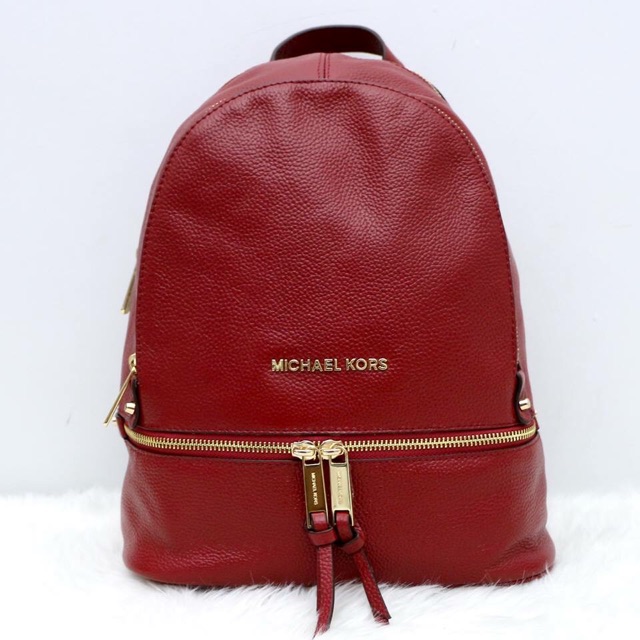 michael kors maroon backpack