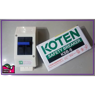 Koten Safety Breaker w/ Aircon Outlet KSB-S | Shopee Philippines