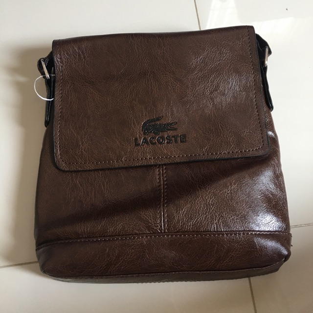 lacoste small sling bag