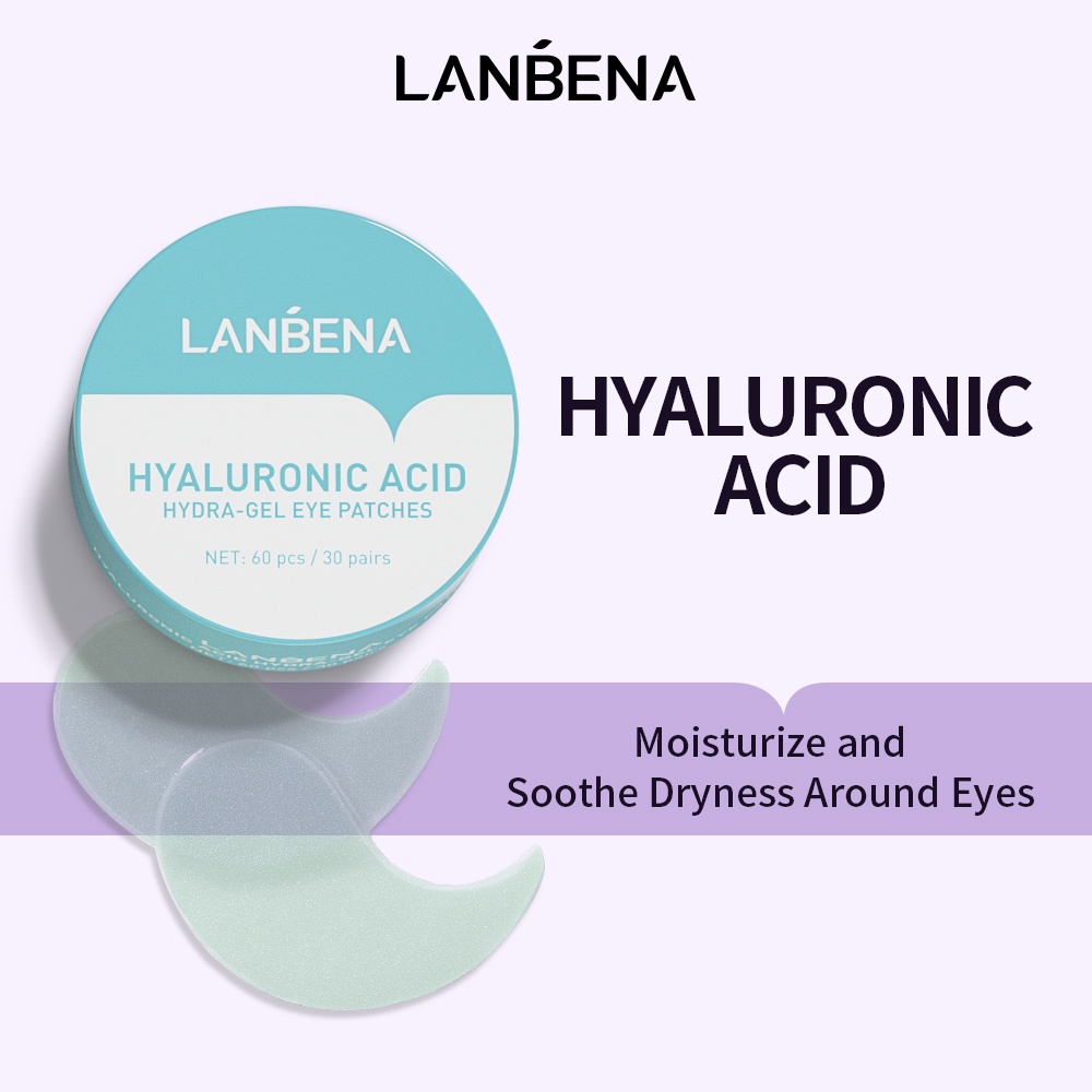 LANBENA Hyaluronic Acid Hydra-gel Eye Mask/Patches 60pcs d83d6b4d4229c4ffc5e9b56e4186f297