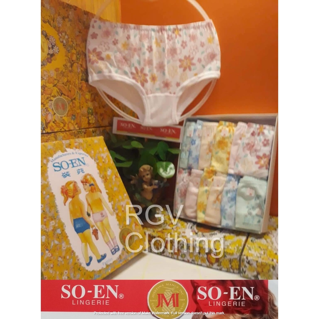 Original SOEN Kids SemiPanty with Print (CCP) Shopee Philippines