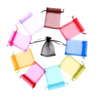 Organza Drawstring Mesh Bag Jewelry Gift Pouch Small Size