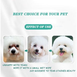 Cuttie Pettie 200PCS/Box Pet Eye Wet Wipes Cat Dog Tear Stain Remover Pet Cleaning Paper Tissue #6