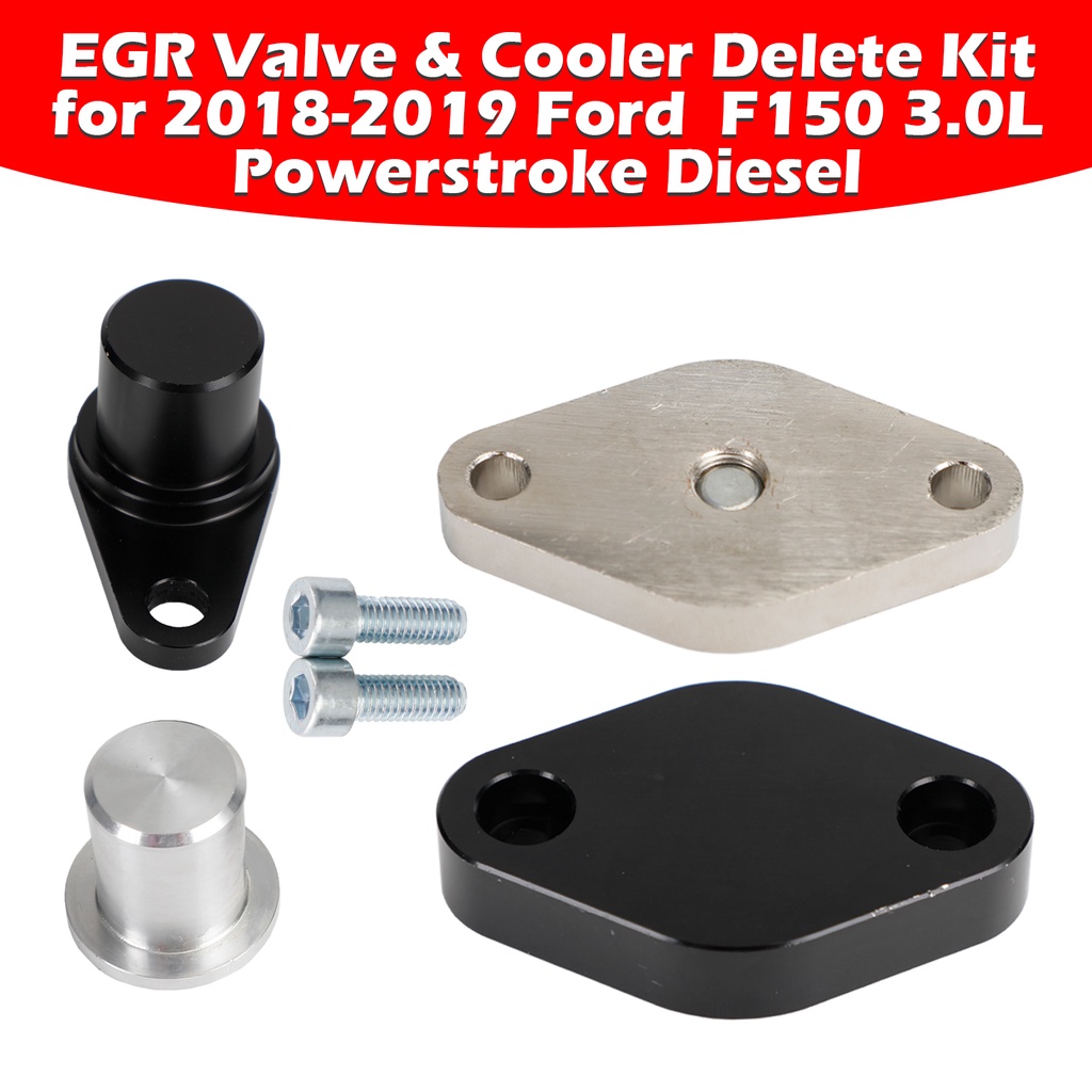 EGR Valve & Cooler Delete Kit for 20182019 Ford F150 3.0L Powerstroke