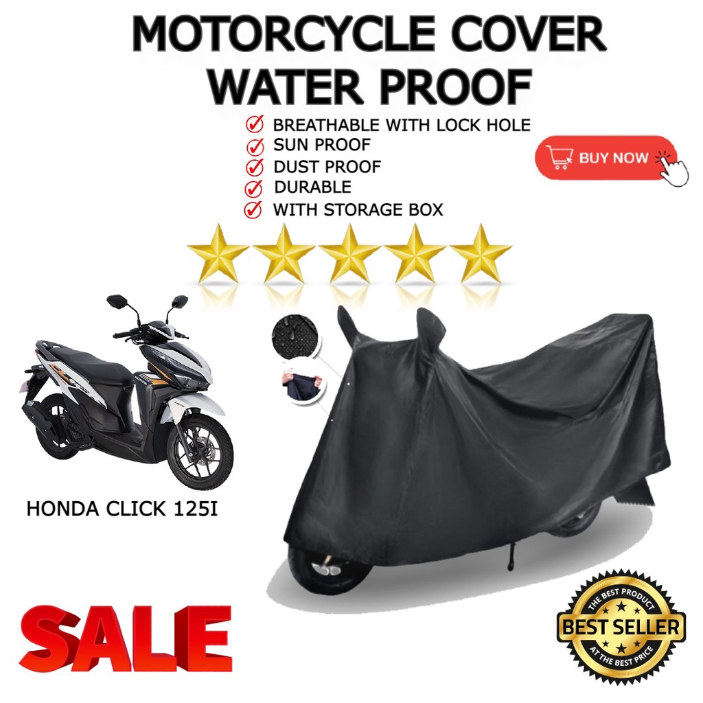 HONDA CLICK 125i Waterproof Motorcycle Cover Motor Cover | COD | Shopee ...