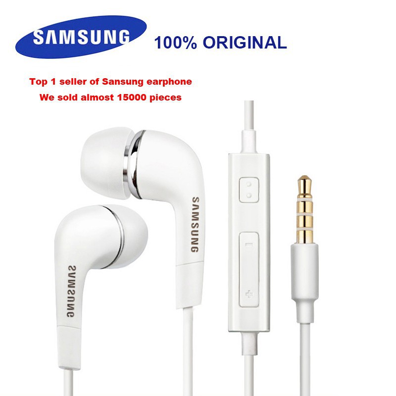SAMSUNG Wired 3.5mm Inear Earphone with Microphone Headset Shopee