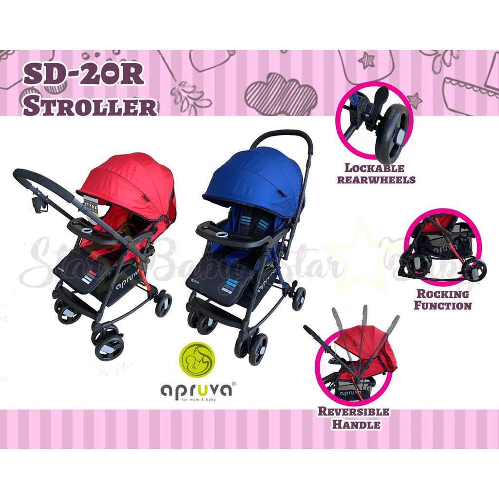 apruva stroller with rocker