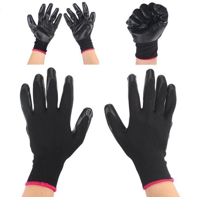rubber gloves shopee