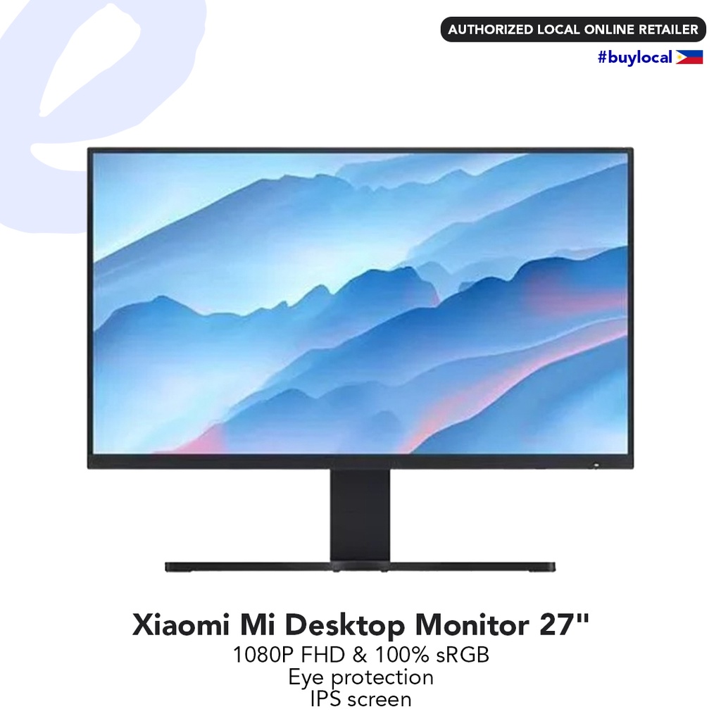 Xiaomi Mi Desktop Monitor 27" 1080P FHD & 100 sRGB Eye protection IPS