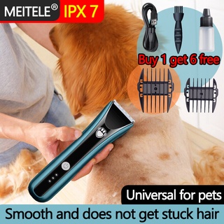 MLT Professional Rechargeable Pet Hair clipper Trimmer Cat Dog Grooming Kit Electrical Shaver Set