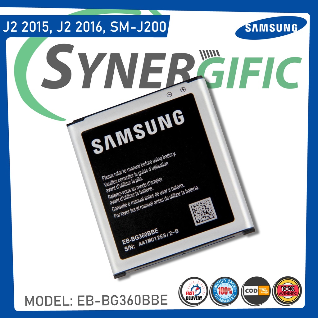 Original Samsung Galaxy J2 Battery J2 15 16 Core Prime Model Eb Bg360cbe 00mah Original Shopee Philippines
