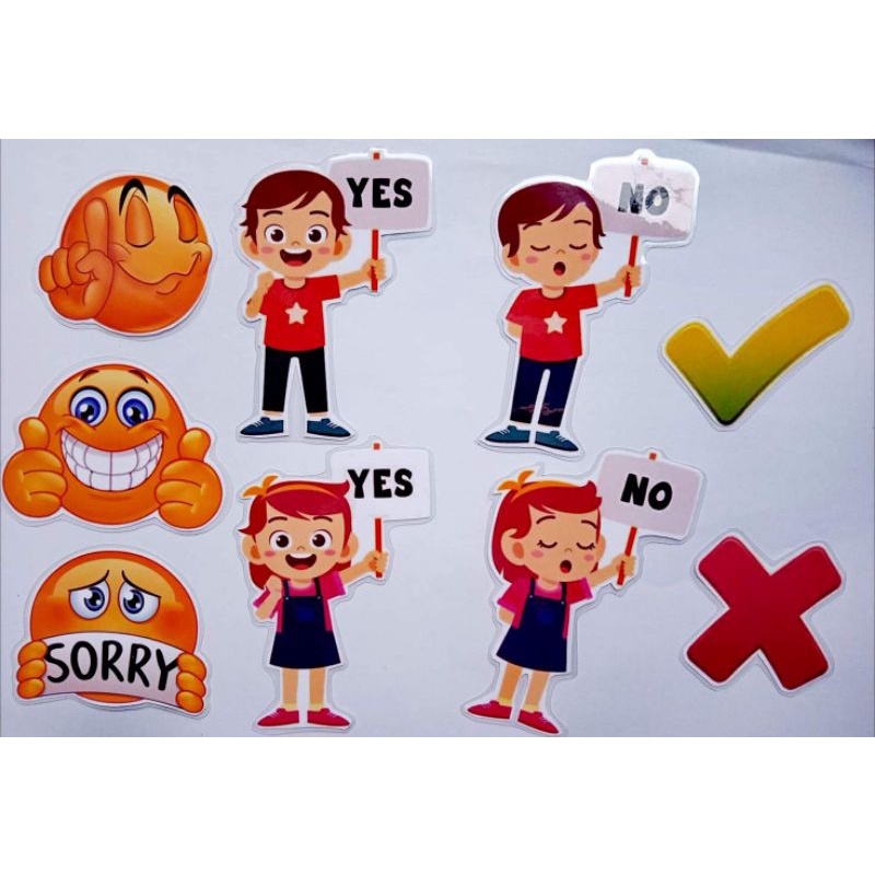 ESL teaching aids yes/no cliparts Shopee Philippines