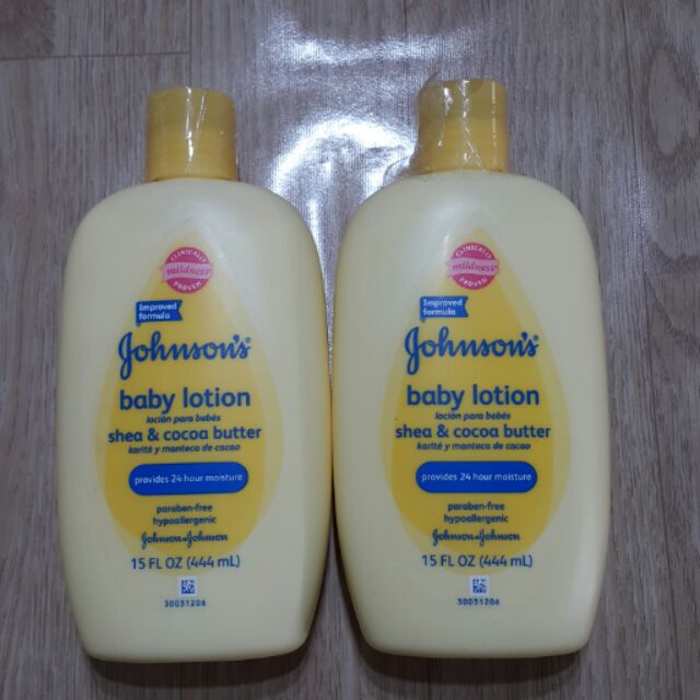 johnson's baby shea & cocoa butter lotion