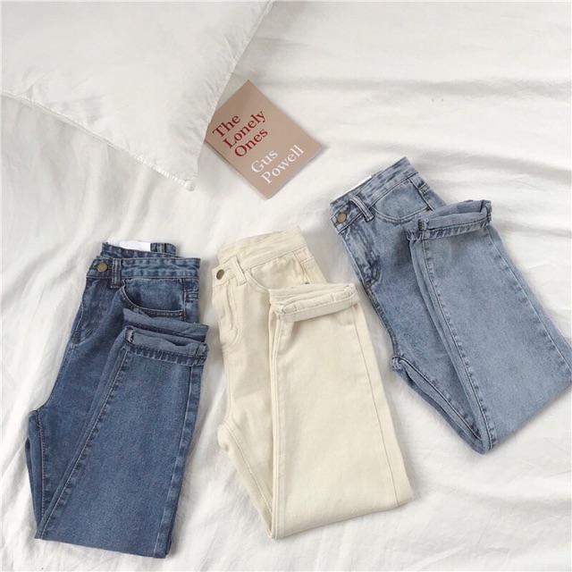 straight cut jeans