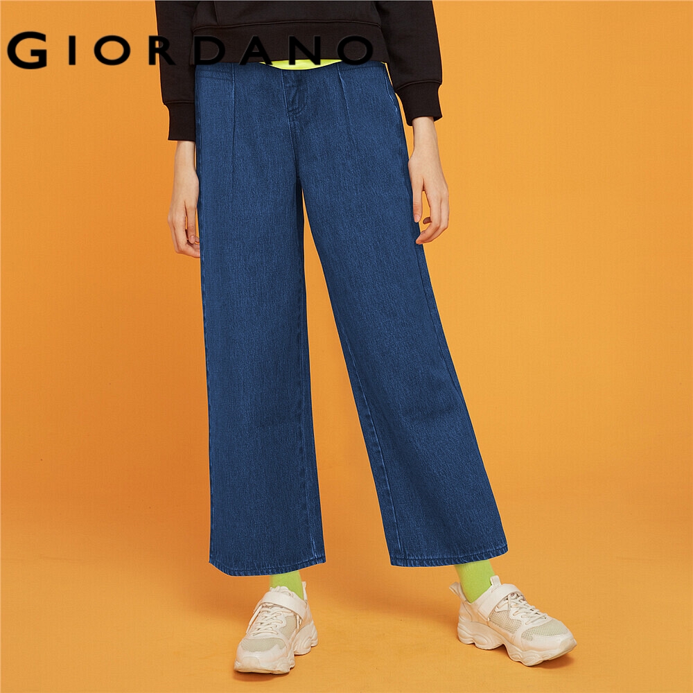 stretchy wide leg jeans