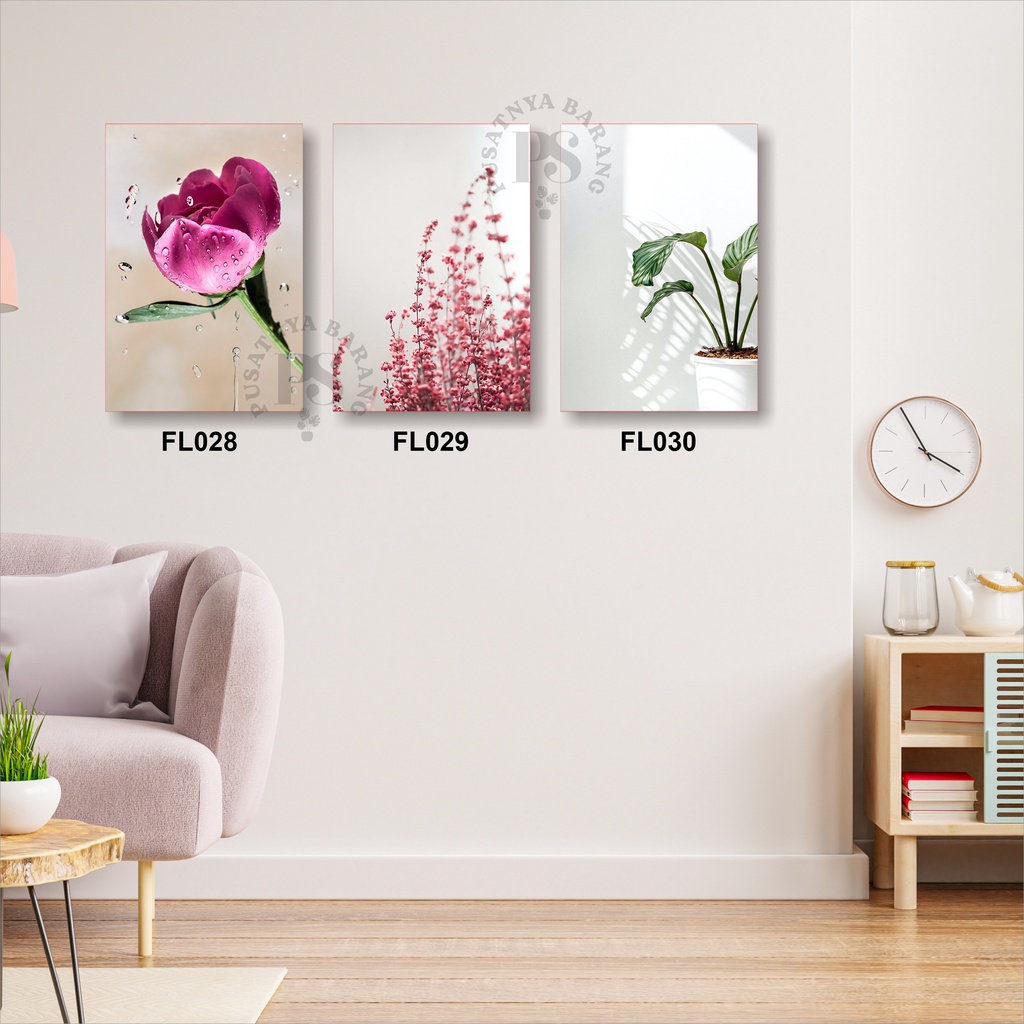 HIASAN DINDING Minimalist WALL Decoration WALL DECOR Flower AESTHEIC
