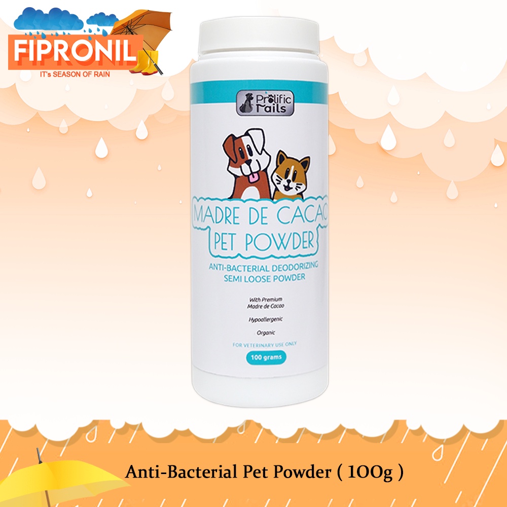 FIPROHugz AntiBacterial Deodorizing Powder 100g For Dogs & Cats AntiBacterial,Septic,Fungal