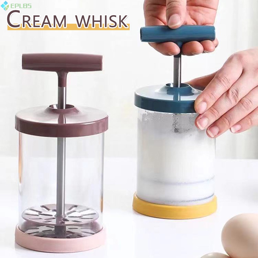 Household Manual Professional Whipping Cream Dispenser Handheld Whisk Perfect Cream Whipper