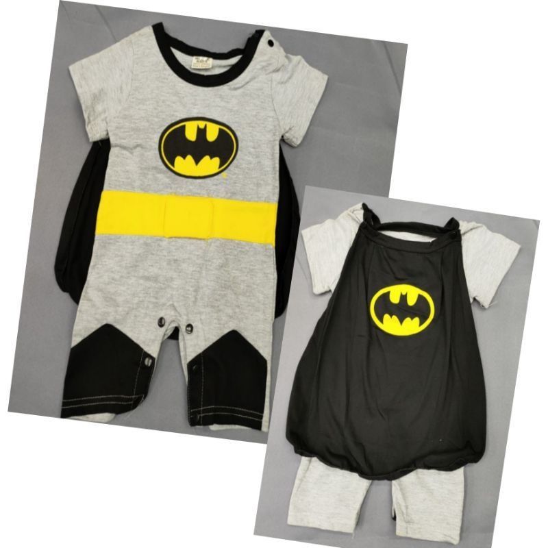 BABY batman costume overall with cape Shopee Philippines